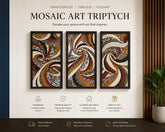 Mosaic Art Triptych