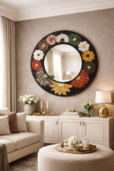Black Bloom Mirror