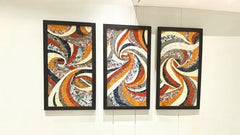 Mosaic Art Triptych