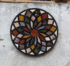 Stone Blossom Mosaic wall art