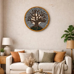 Rooted Tree Mosaic Wall Art