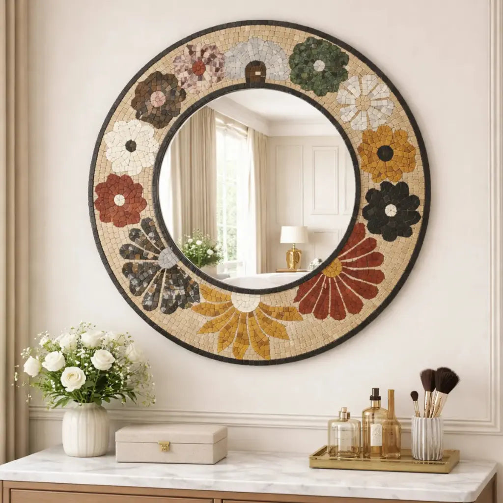 Timeless Beauty Mosaic Mirror